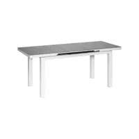 table de jardin extensible en aluminium gris perle ibiza 8 à 10 personnes