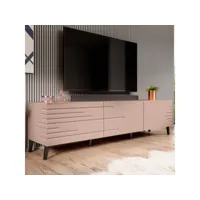 meuble tv design rose mat 186 cm max 449