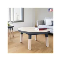 table basse ronde diamètre 100 cm, 100% frêne massif eg1-006bsr100