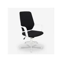 chaise de bureau réglable moderne et ergonomique boavista dark