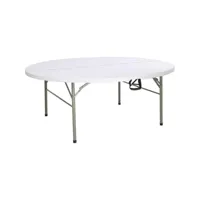 table pliante ronde 1,8 m