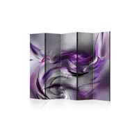 paravent 5 volets - purple swirls ii ii [room dividers] a1-paraventtc1310