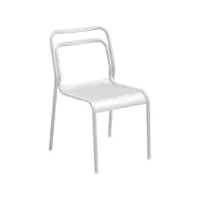 chaise en aluminium eos blanc