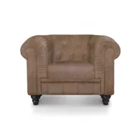fauteuil chesterfield vintage