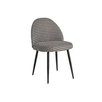 chaise en polyester, de couleur blanc, 52x63x78 cm