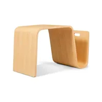 table d'appoint - design porte-revues - bois - audrey bois naturel