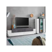 meuble tv blanc de salon moderne ardoise corona ahd amazing home design