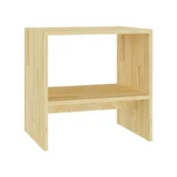 table de chevet 40x30,5x40 cm bois de pin massif