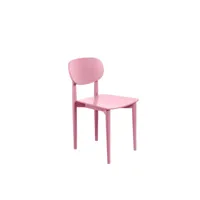 chaise en bois de hêtre massif rose sandro