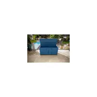coffre de rangement lasure couleur bleue 0,7 m2, altbox1355 box 1355