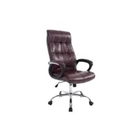 fauteuil chaise de bureau ergonomique hauteur réglable bordeaux bur10051