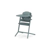 chaise haute évolutive cybex lemo 2 - bleu - réglable en hauteur et en profondeur - set bébé inclus #ocp