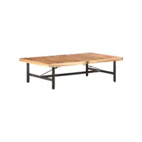 table basse table de salon  bout de canapé 142x90x42 cm bois d'acacia massif meuble pro frco71191
