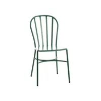 chaise de jardin libellule verte (lot de 2)