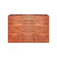 lit surélevé de jardin bois d'acacia 150x100x100 cm