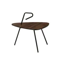 table gigogne vintage kenu en bois hévéa et métal noir. 20100991635