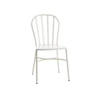 chaise de jardin libellule blanche (lot de 2)