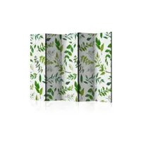 paravent 5 volets - green twigs ii [room dividers] a1-paraventtc0368