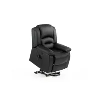 ecode fauteuil de massage lève-personnes maximum 9 modes de massage, système de levage par bouton avec usb, led, noir eco-8198up eco-8198 up n
