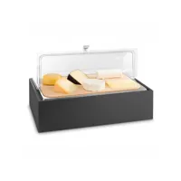vitrine buffet à fromage cubic® 57 x 37 cm - pujadas -  - dm laquée et inox 570x370x310mm