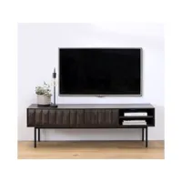 bobochic meuble tv 160 cm jil placage chêne massif