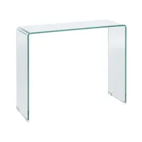 table console en verre transparent kendall 172089