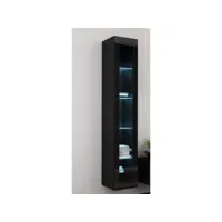 vitrine colonne vigo 40 cm - couleur: noir azura-7738_11940