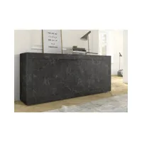 buffet basic marbre gris anthracite 207 cm azura-43588