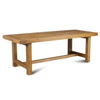 table de ferme bois chêne massif l220 - la bresse