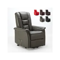 fauteuil de relaxation inclinable en simili-cuir design joanna fix le roi du relax