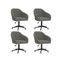 moderne chaises de cuisines, chaises pivotantes à manger lot de 4 gris foncé velours best00009783677-vd-confoma-chaise-m07-1508