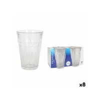 set de verres duralex 1029ac04 verre 4 pièces 360 ml (8 unités) (4 unités)