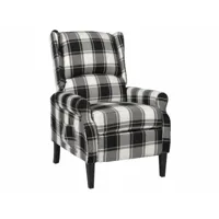 fauteuil inclinable  fauteuil de relaxation multicolore tissu meuble pro frco11462