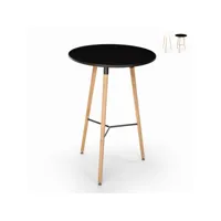 table haute pour tabourets design scandinave en bois 60x60 rond en bois shrub ahd amazing home design