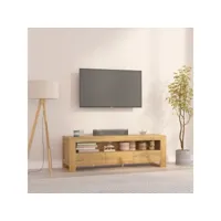 meuble tv，meuble de rangement，banc tv 110x30x35 cm bois de teck solide cmwi684891