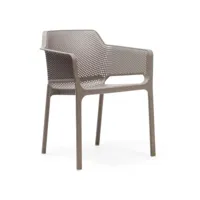 fauteuil en polypropylène net - tortora 10 - sans coussin mp-2112_2156628lc