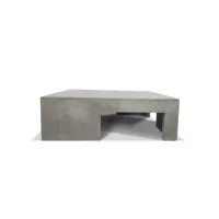 beton  - table basse carrée cubic