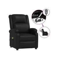 électrique fauteuil relaxation fauteuil de massage noir similicuir 70x93x98 cm best00004031795-vd-confoma-fauteuil-m05-2924