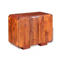 buffet bahut armoire console meuble de rangement bois massif de sesham 75 cm helloshop26 4402016