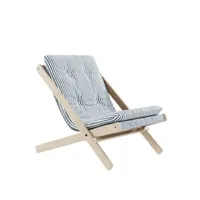 fauteuil futon boogie hêtre massif naturel coloris beach blue 20100995835