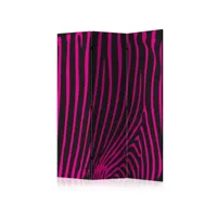 paravent - zebra pattern (violet) [room dividers] [135x172]