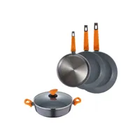 ensemble de poêle san ignacio cookware lava aluminium (4 pcs) bgeu-4674