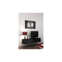 meuble tv vigo 140, noir ou blanc - couleur: noir azura-1777_1253