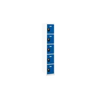 vestiaire colonne 5 cases - elément suivant - bleu