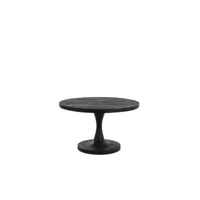 light & living table d'appoint bicaba - noir - ø60cm 6767812