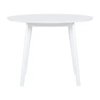 table de salle à manger blanche d 100 cm roxby 244517