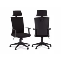 chaise de bureau bolero noir 190049