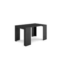 table console extensible console meuble 140 pour 6 personnes table à manger style moderne noir 147_17