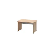 bureau simple bois taille m - etienne - l 120 x l 80 x h 74 cm - neuf
