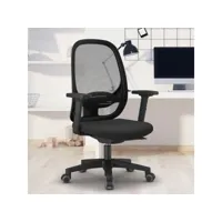 chaise de bureau télétravail ergonomique tissu respirant easy franchi bürosessel